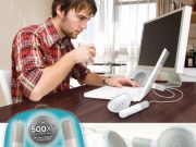Altavoces con forma de auriculares