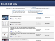 del.icio.us Spy entérate en tiempo real de la actividad de del.icio.us