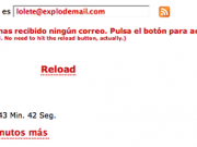 Explodemail: cuenta de correo temporal