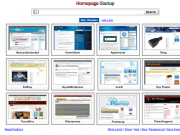 Homepage Startup: página de inicio con miniaturas