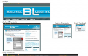 Crea miniaturas de un sitio web con Bluga