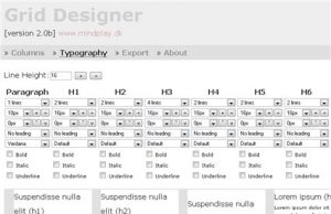 Grid Designer: Crea tablas con CSS automáticamente