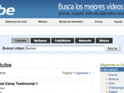 Ociotube, buscador de vídeos de varios portales