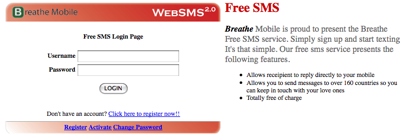 SMS gratis