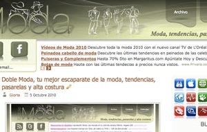 Hoy presentamos Doblemoda en BlogdeBlogs