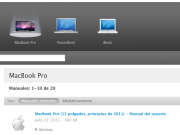 Manuales de los productos Apple Manuales de productos Apple