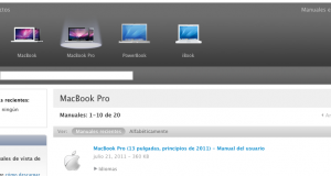 Manuales de productos Apple