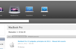 Manuales de los productos Apple Manuales de productos Apple