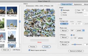 Shape Collage, una interesante forma de crear collages en nuestro ordenador Shape Collage