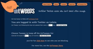 Untweeps