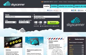 Skyscanner, un estupendo buscador de vuelos skyscanner