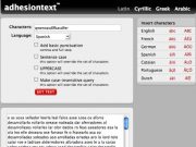 Adhesiontext, te sugiere palabras a partir de letras