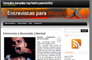 He sido entrevistado por Nacho