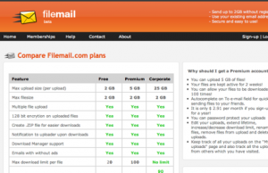 Filemail, envía archivos de gran tamaño por correo