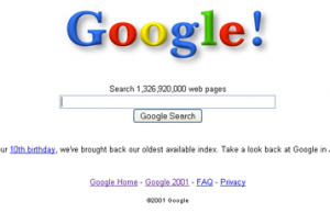 Google ha activado la máquina del tiempo