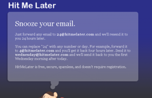 Recordatorios en tu eMail