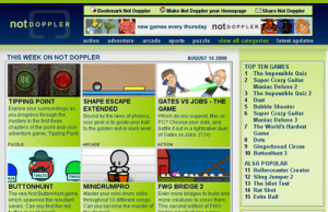 NotDoppler, juegos para tu blog