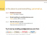 Posterous, bloggea desde tu eMail