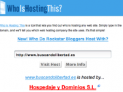 Who is hosting this? ¿Donde está hospedada esta web?