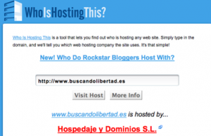 Who is hosting this? ¿Donde está hospedada esta web?
